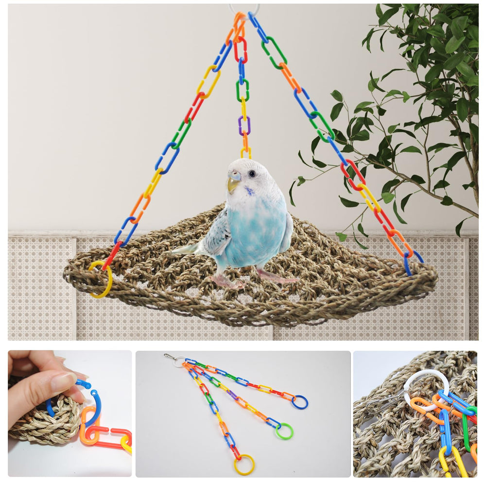 MUYG large parrot hammock suitable for budgies cockatiels and cockatoos