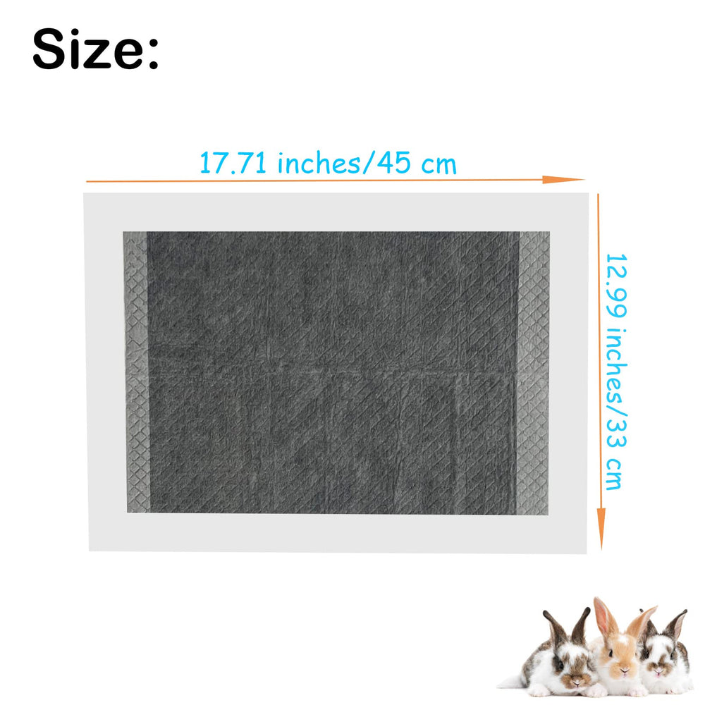 MUYG bunny cage carbon liner enhances odor control for a fresh-smelling space.