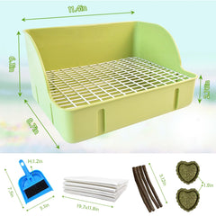 MUUG Grate Litter Box Detachable Mesh enables quick cleaning and maintenance.