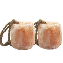 MUYG Himalayan salt lick rope block setup for easy hanging and long-lasting mineral supply.