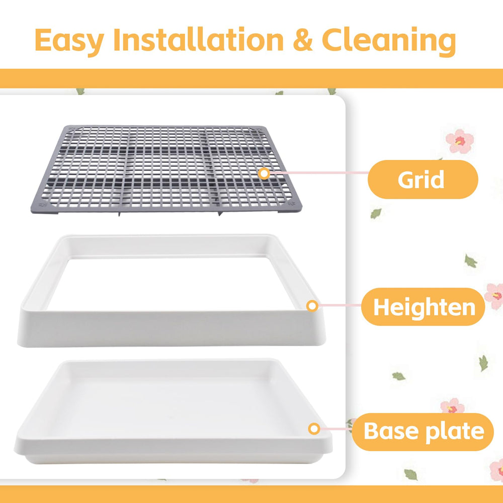 MUYG low-entry training pan makes entry and exit easy for small pets