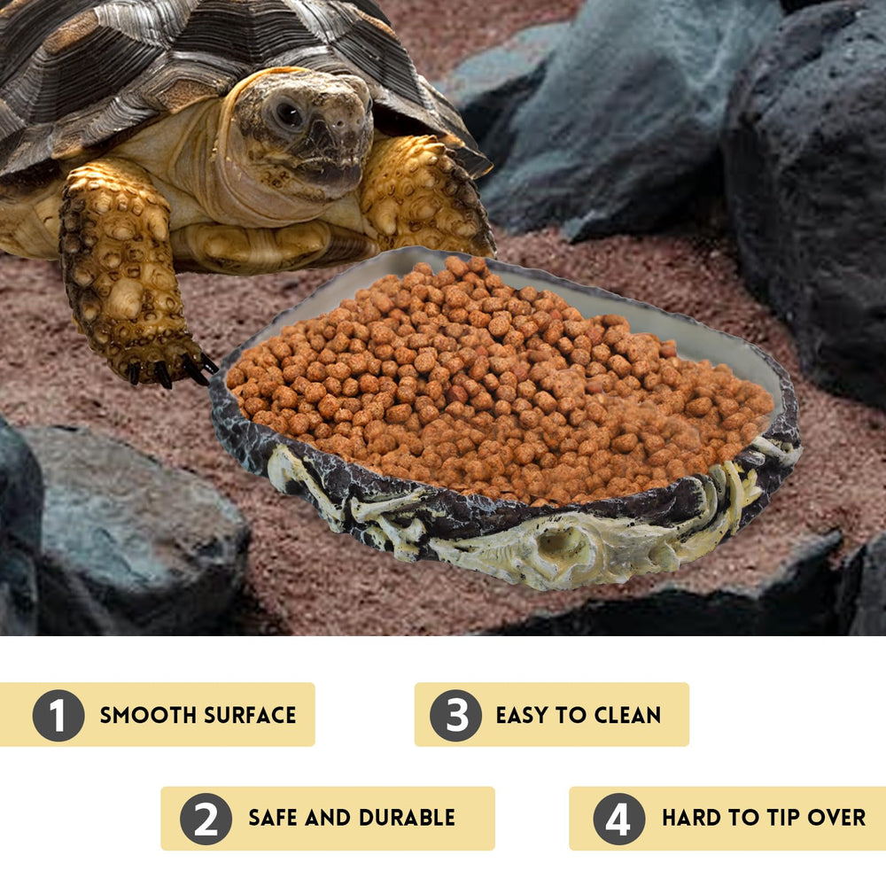 MUUG multipurpose reptile feeding dish with stable base