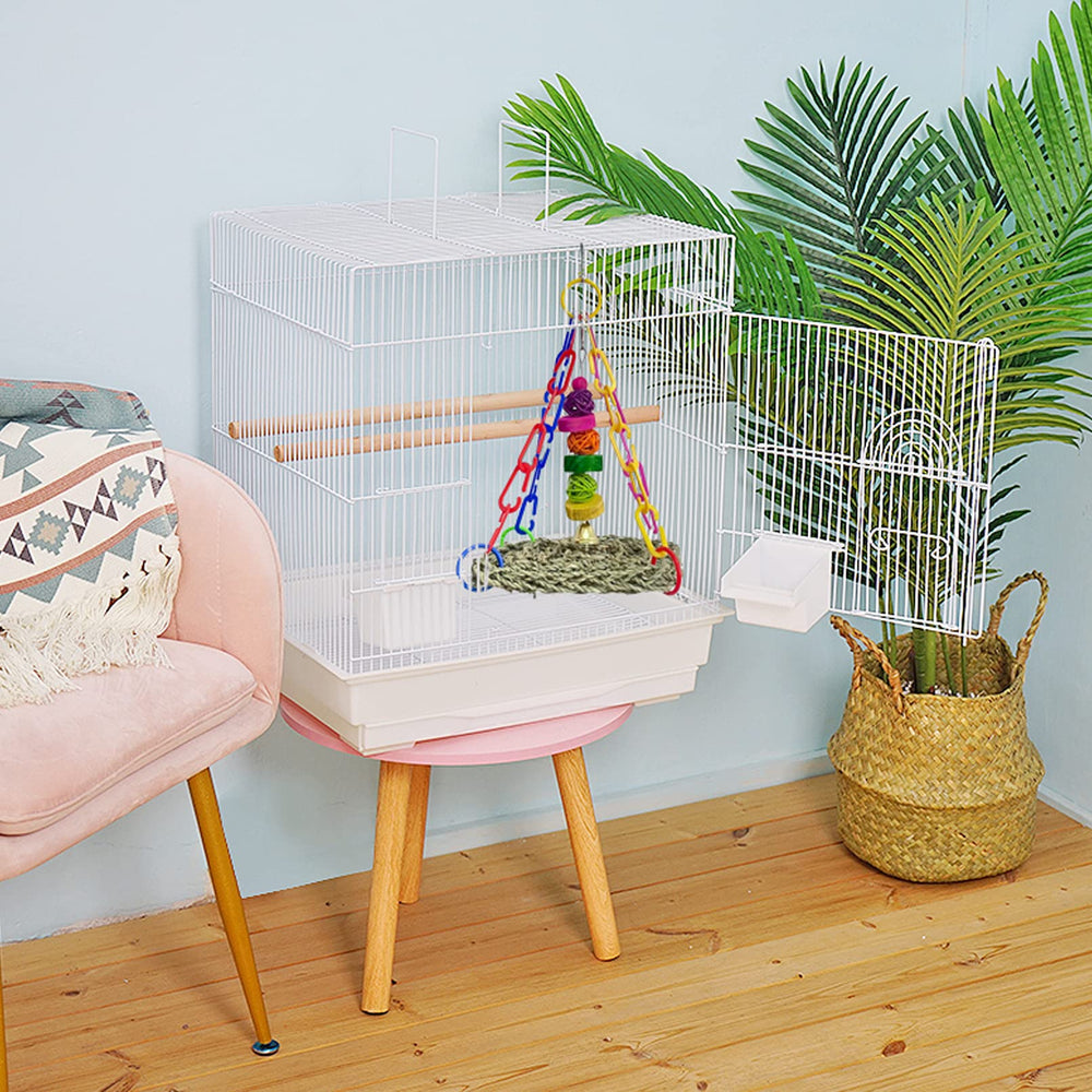 MUYG parrot hammock made from natural fibers offers a cozy perch and safe chew surface