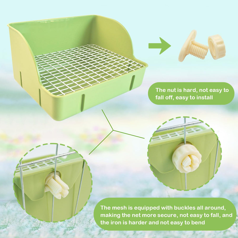 MUUG Pet Toilet Guardrail Design helps prevent spills and keep habitats cleaner.