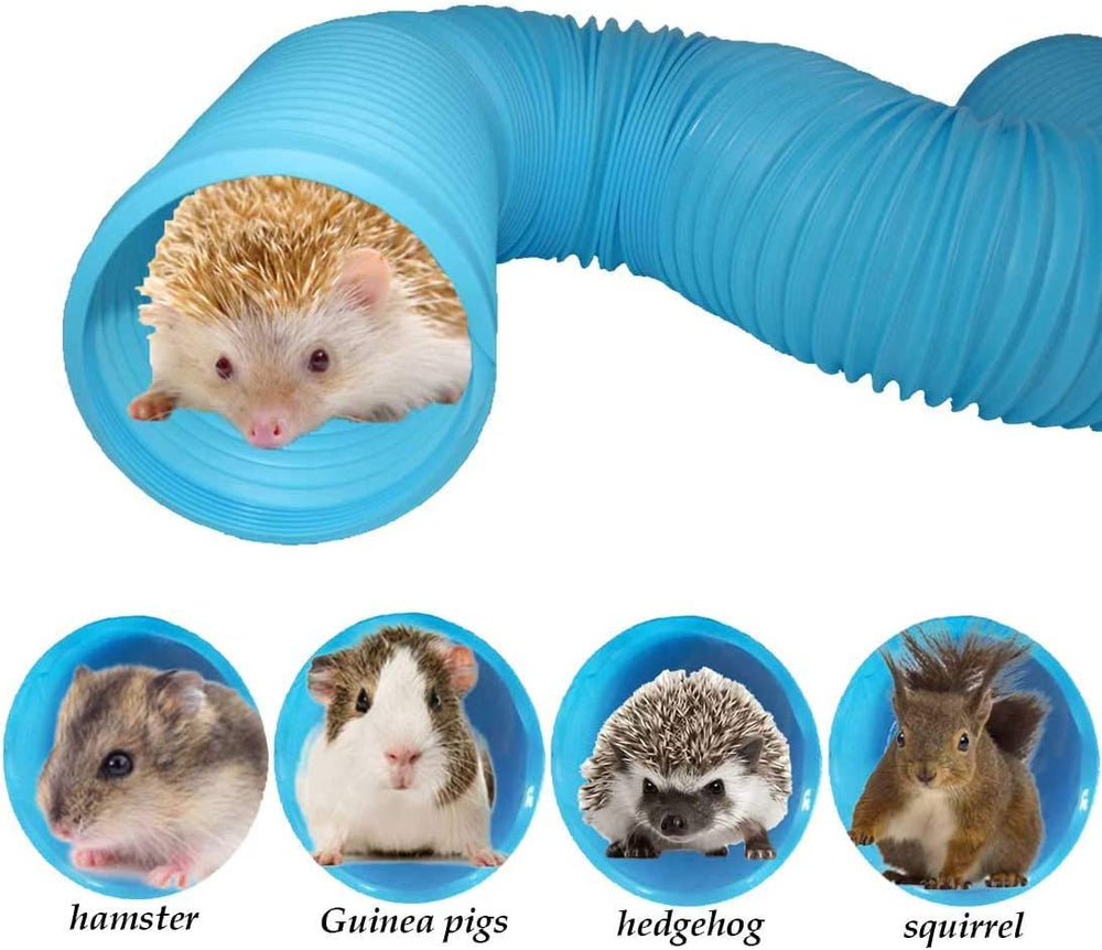 MUYG plastic hamster tunnel expands to 89 cm for longer routes.