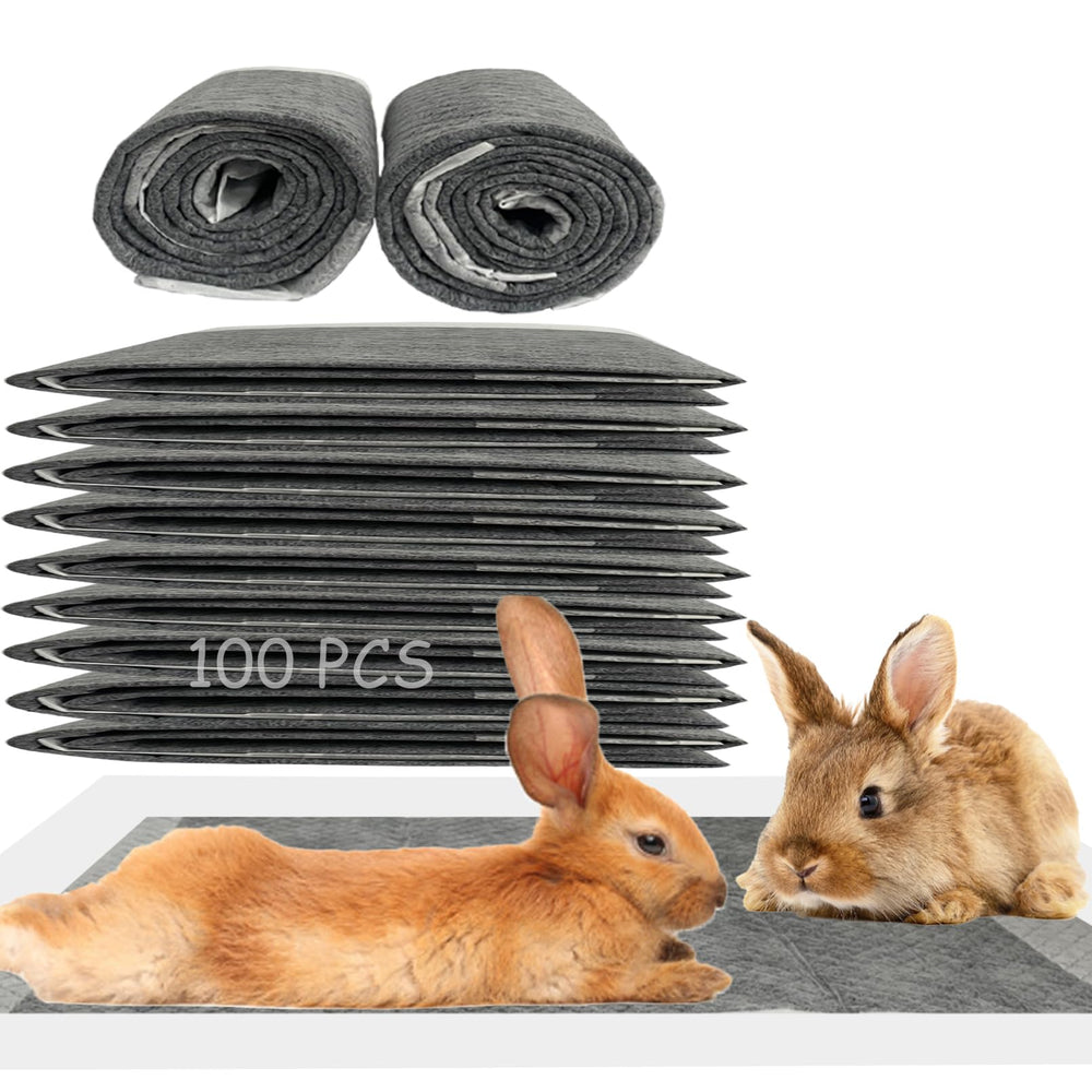 MUYG rabbit pee pads 13x18 inch with leak-proof design for cleaner floors.