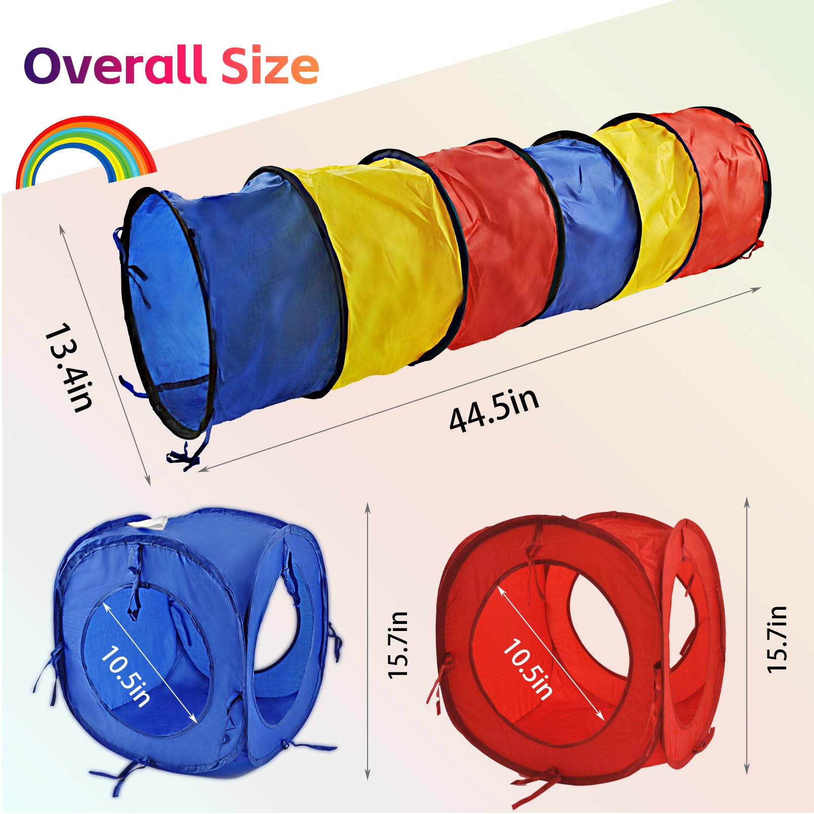 MUYG XL tunnel ideal for indoor and outdoor adventures and picnics.