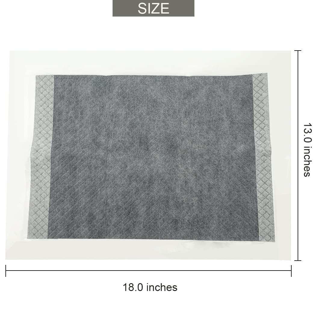 MUUG super absorbent pee pad in action absorbing urine quickly