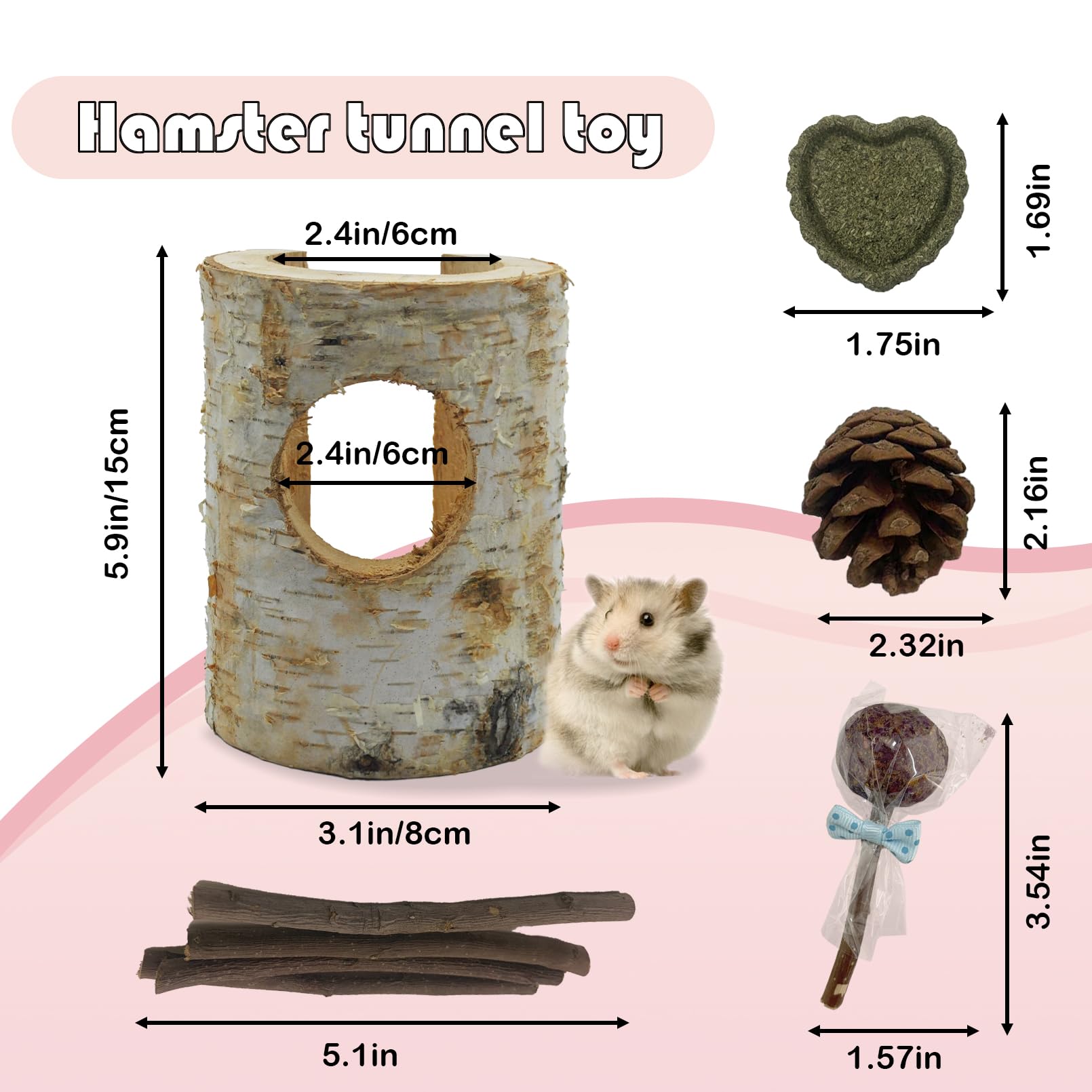 MUYG wooden tunnel texture highlights durable natural material for pets