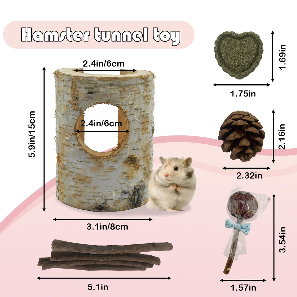 MUYG wooden tunnel texture highlights durable natural material for pets