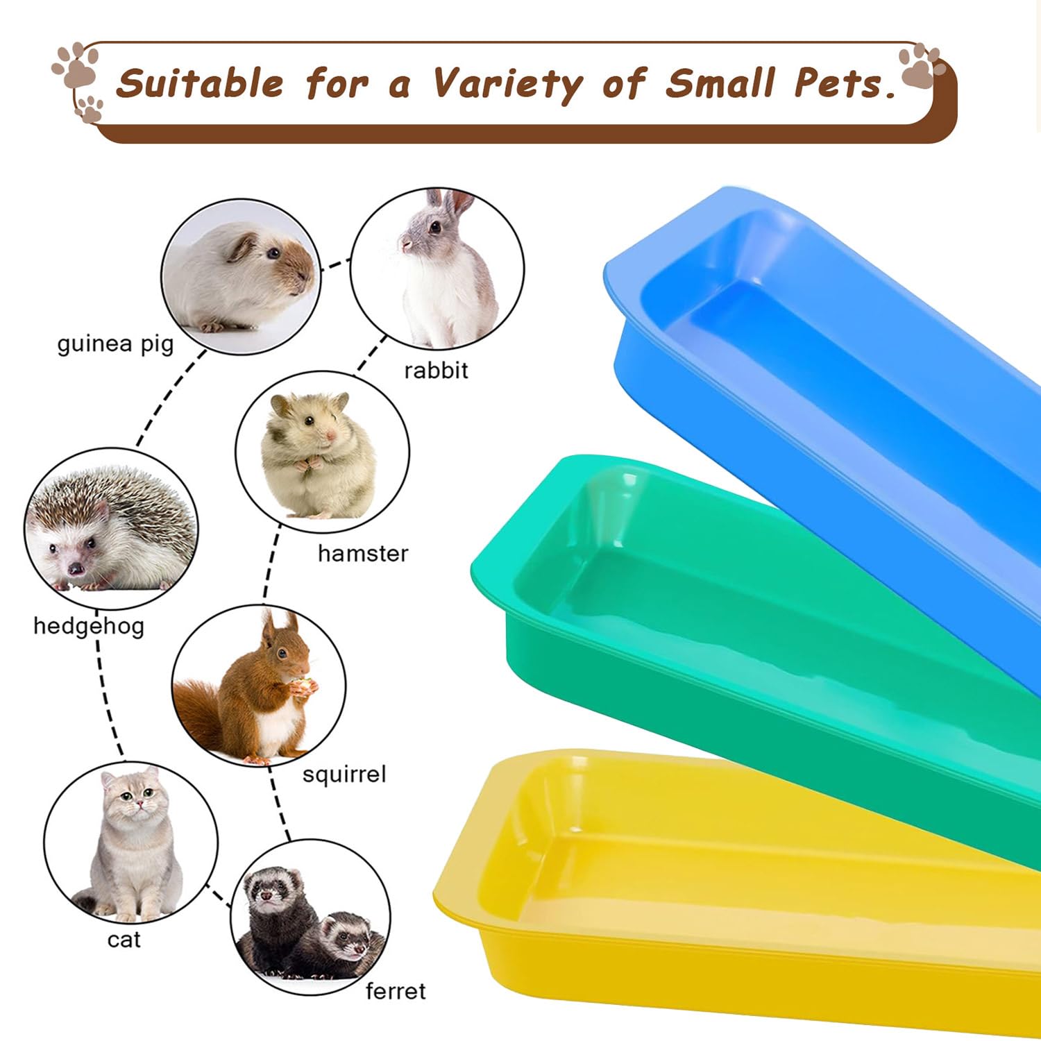 MUWUZOYT kitten litter box low-entry side view highlights easy entry for small pets