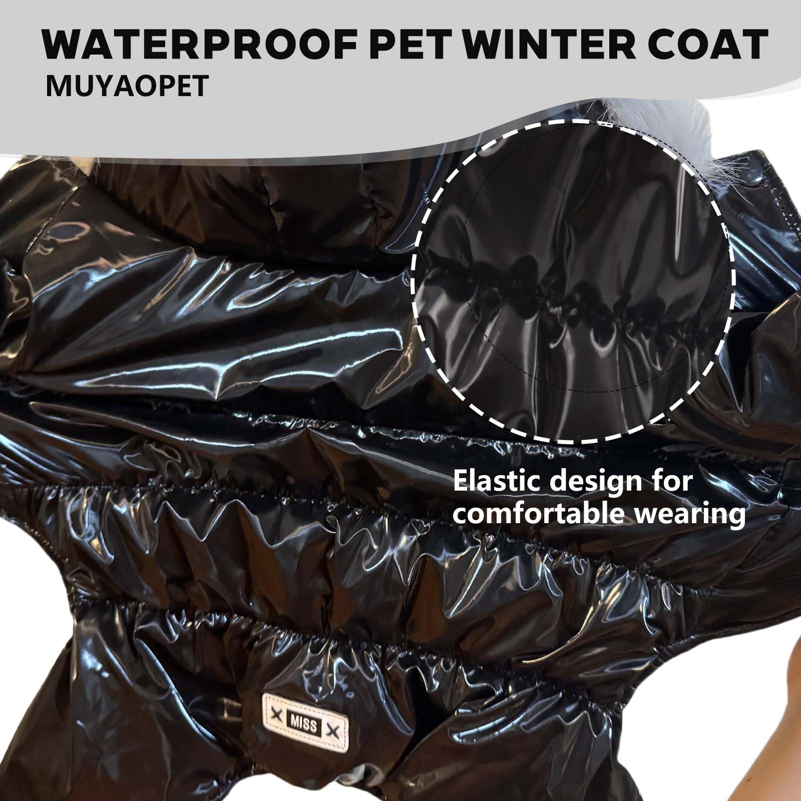 MuYaoPet snap closure makes on-off dressing quick and secure