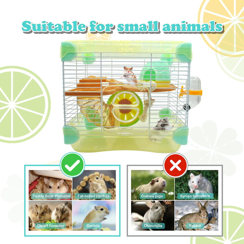 MUYG easy-clean cage with detachable tray simplifies daily maintenance.