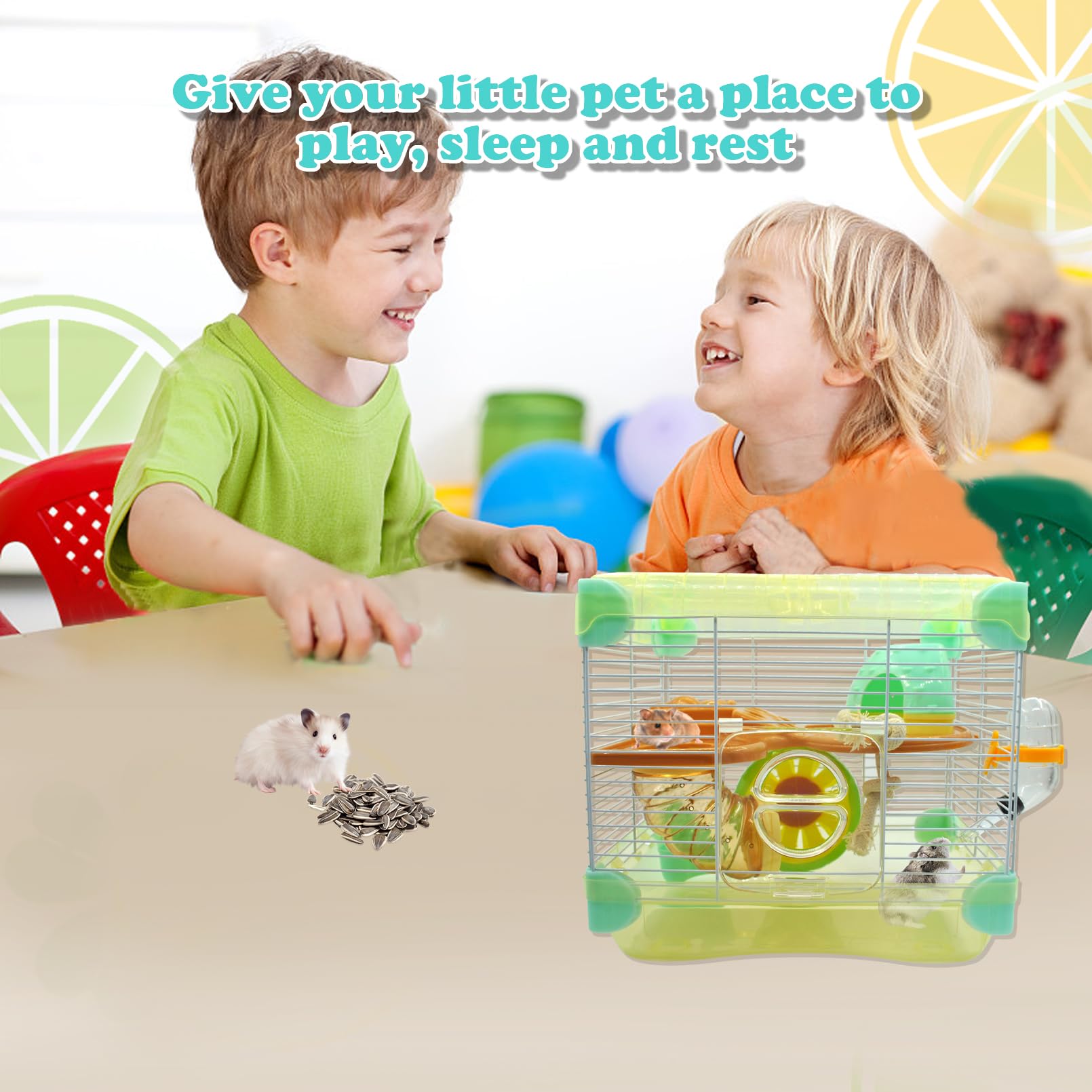 MUYG transparent habitat design lets you observe activity from outside.