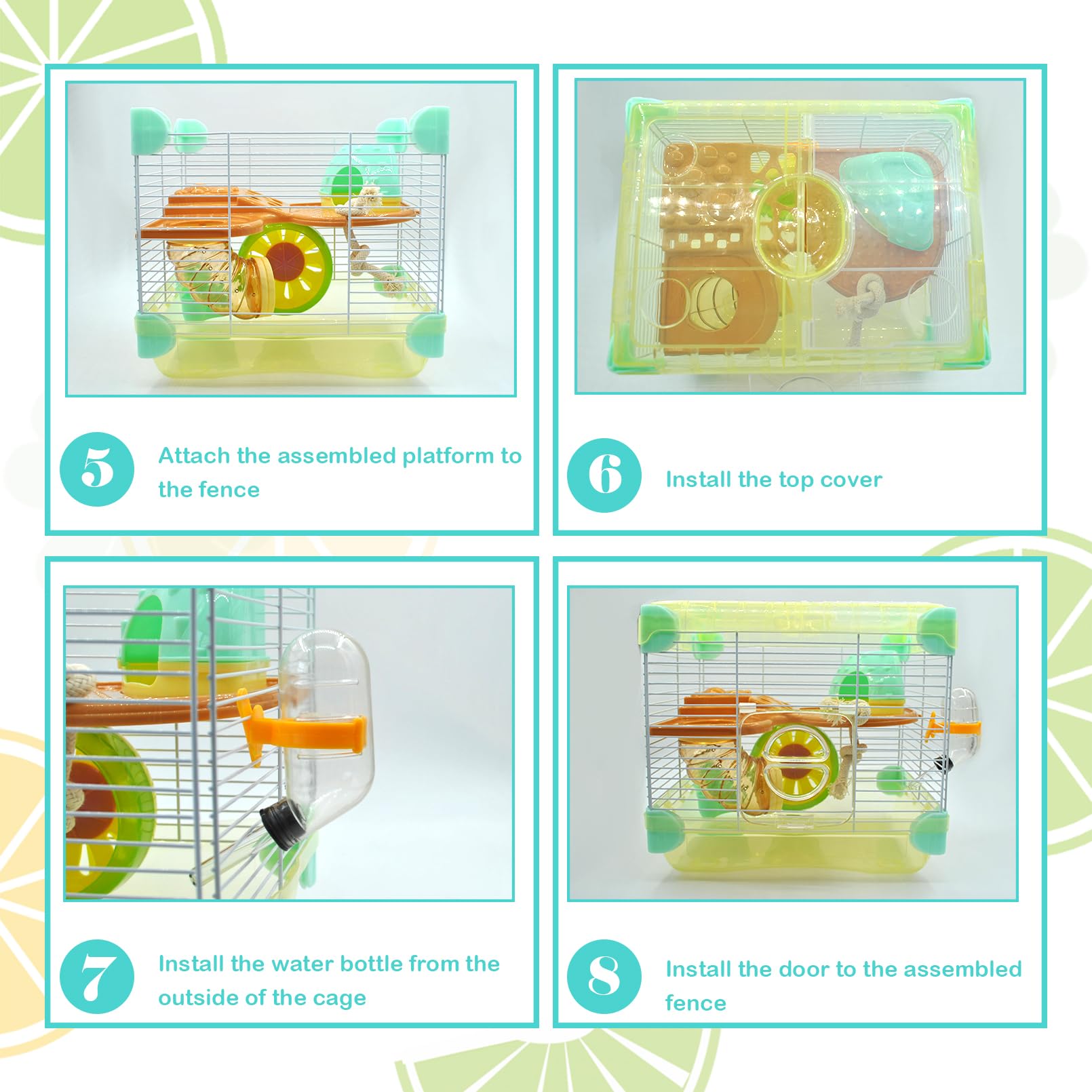 MUYG water bottle attachment keeps hydration within reach during playtime.