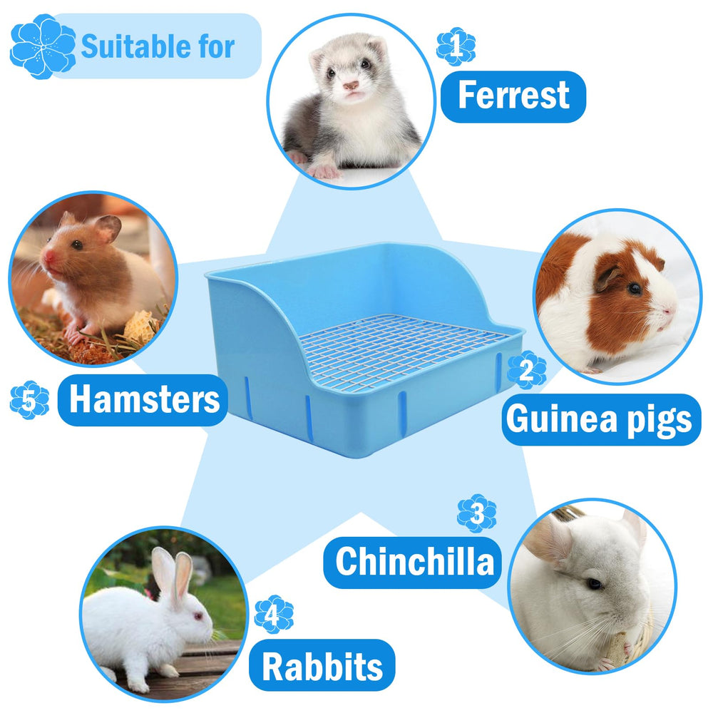 MUYG litter box size 29x22x15.5 cm fits many small pets