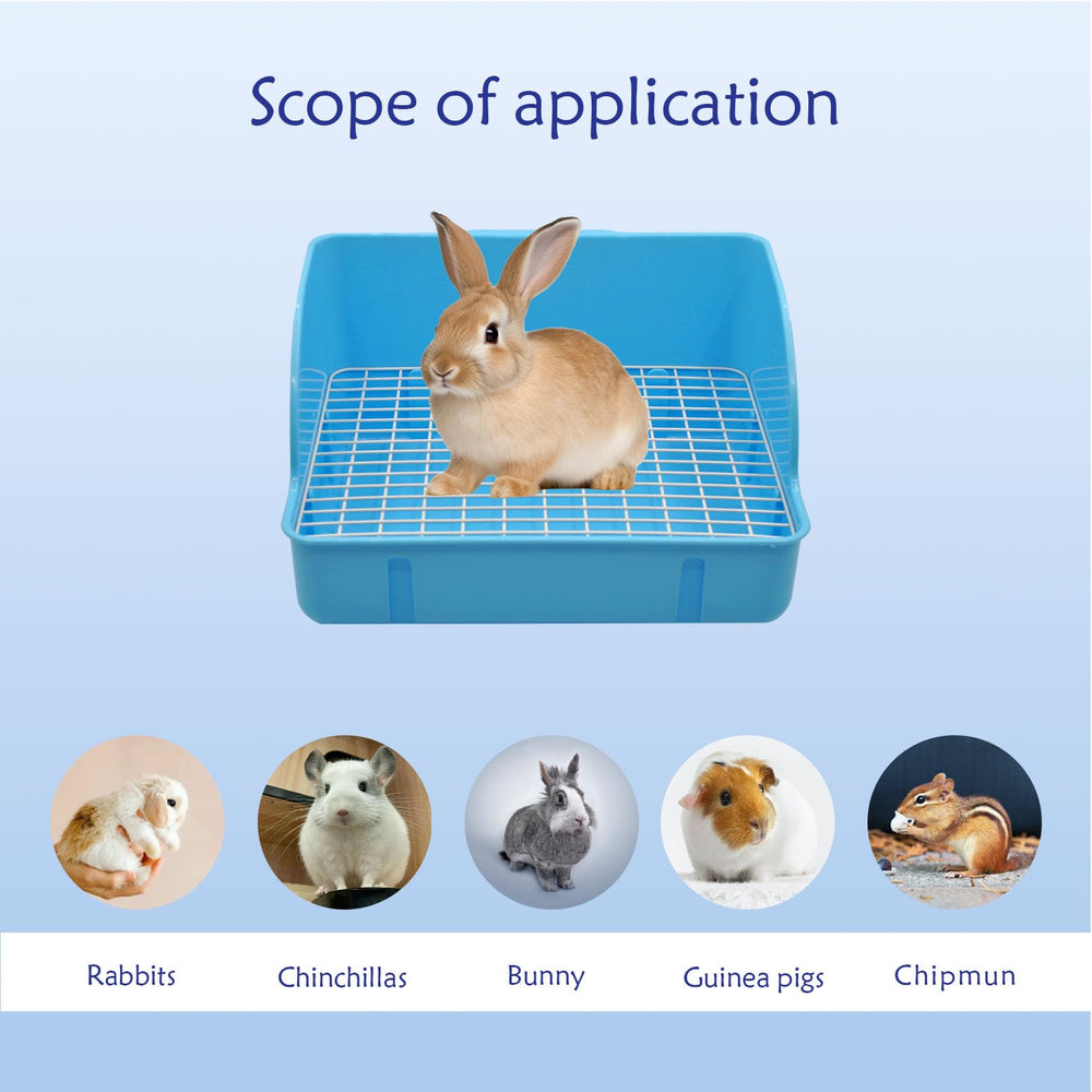 MUYG rabbit toilet film pad included to simplify waste management