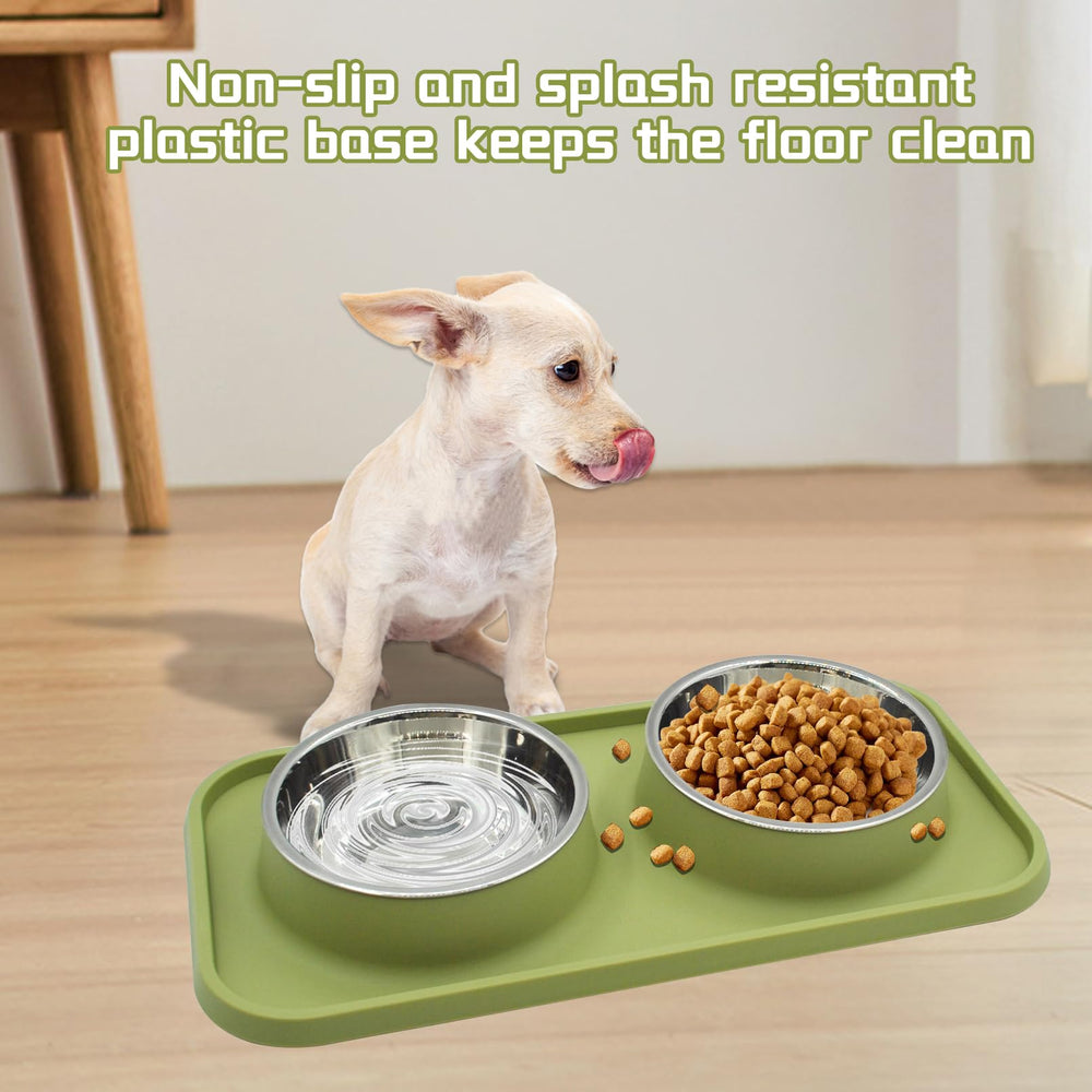 MUYG removable stainless steel bowls are easy to clean and dishwasher-safe.