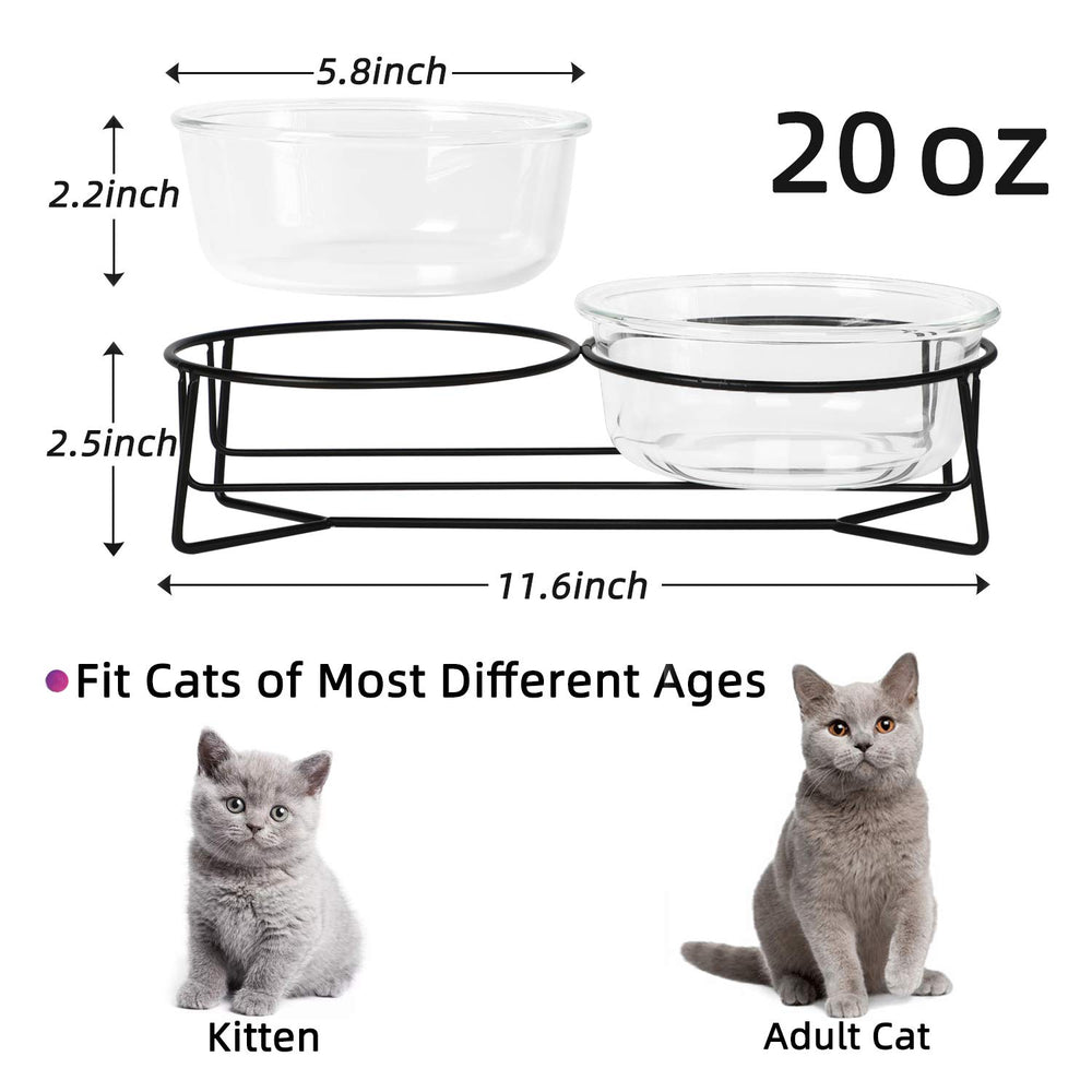 MUZITY raised pet bowls set designed for comfortable dining and drinking.