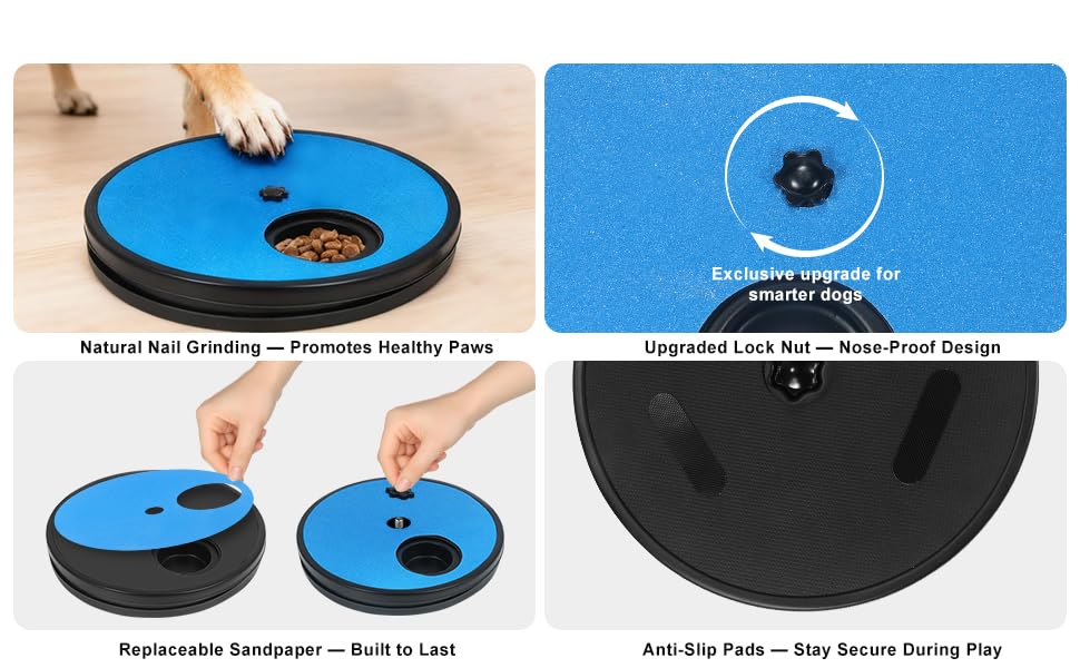 MuzzlePop easy-to-clean surface and refillable treat compartment.