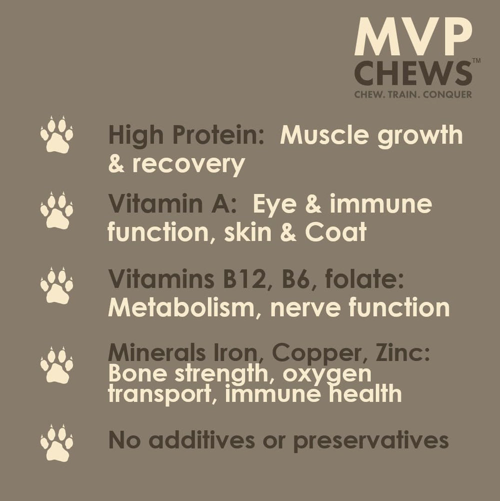 MVPChews training treats in use to motivate dogs during practice.
