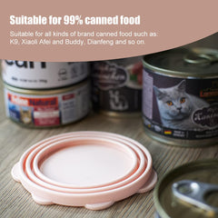 mwellewm blue silicone can covers keep cans airtight for pets