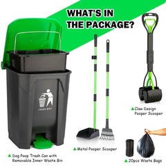 MXF metal tray and rake with 38-inch reach reduces bending.