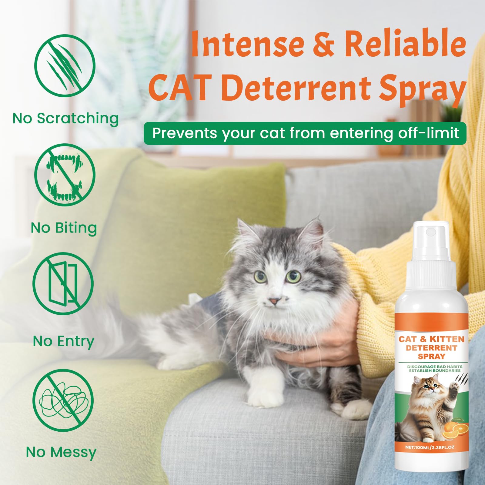 Mxvbaty outdoor use scene illustrating humane cat deterrence in yard