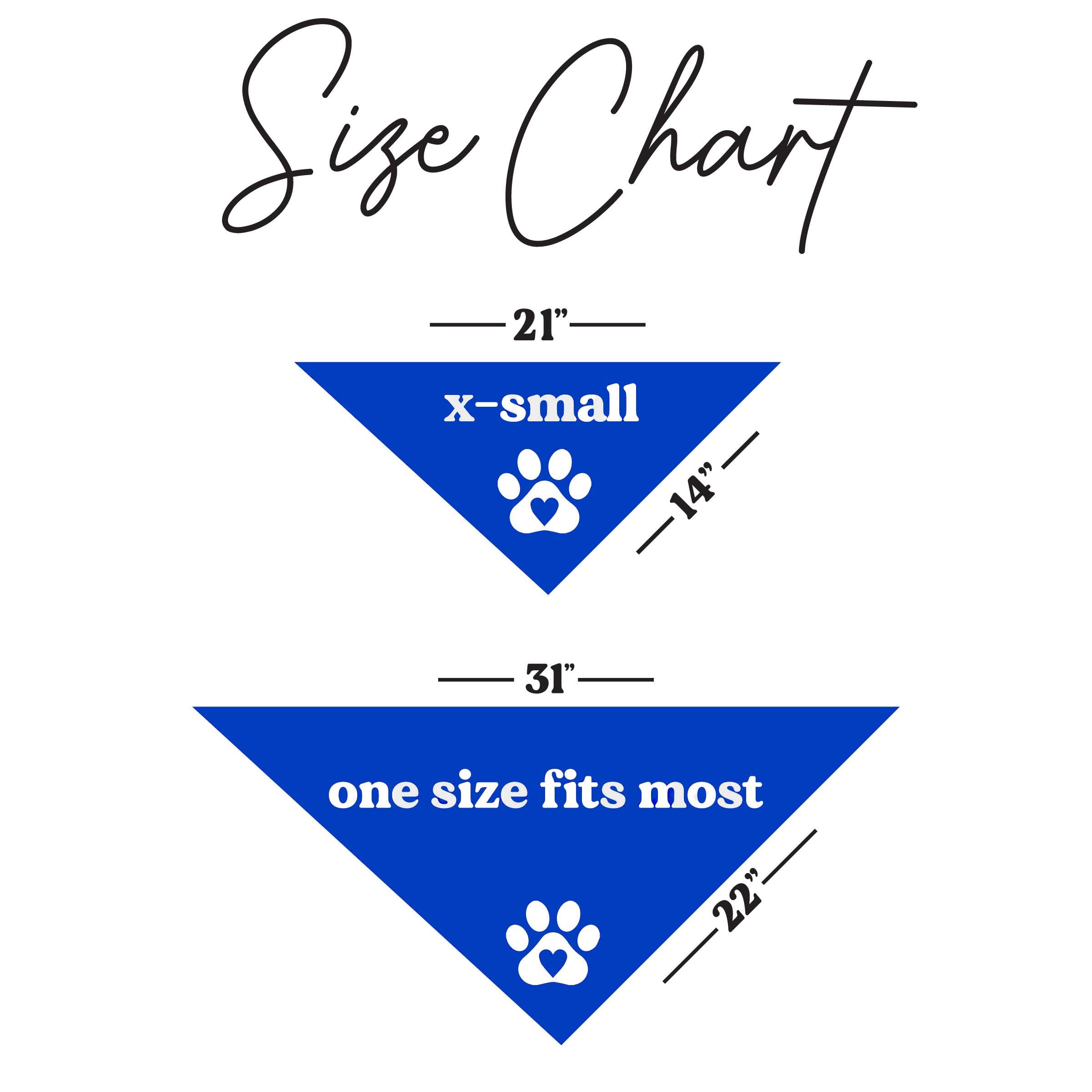 My Dog Bandana Happy Hanukkah Royal closeup highlights crisp print and cotton feel