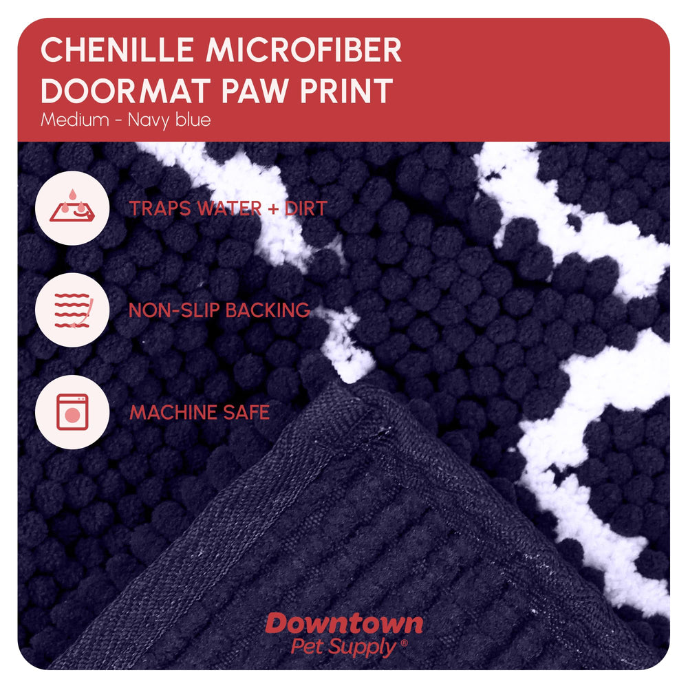 My Doggy Place absorbent material closeup highlights microfiber texture for quick drying.