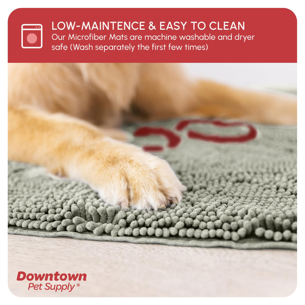 My Doggy Place indoor-outdoor mat handles muddy paws with versatile placement.
