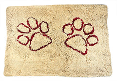 My Doggy Place microfiber dog mat with non-slip back prevents slips on muddy paws.