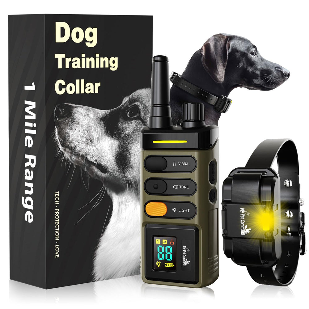My Pet Command long range collar remote for distance training control.
