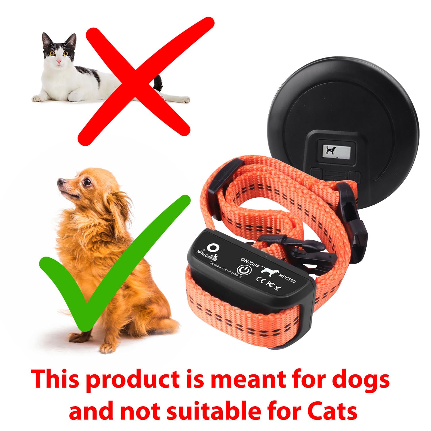 My Pet Command packaged kit demonstrates complete dog barrier setup with accessories.