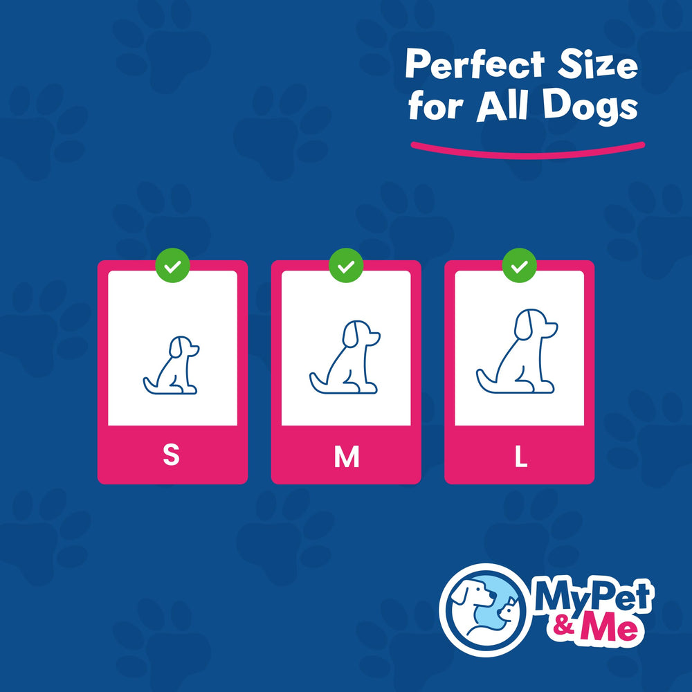 My Pet & Me teething-friendly latex toy, 6in, supports curious, mentally active dogs.