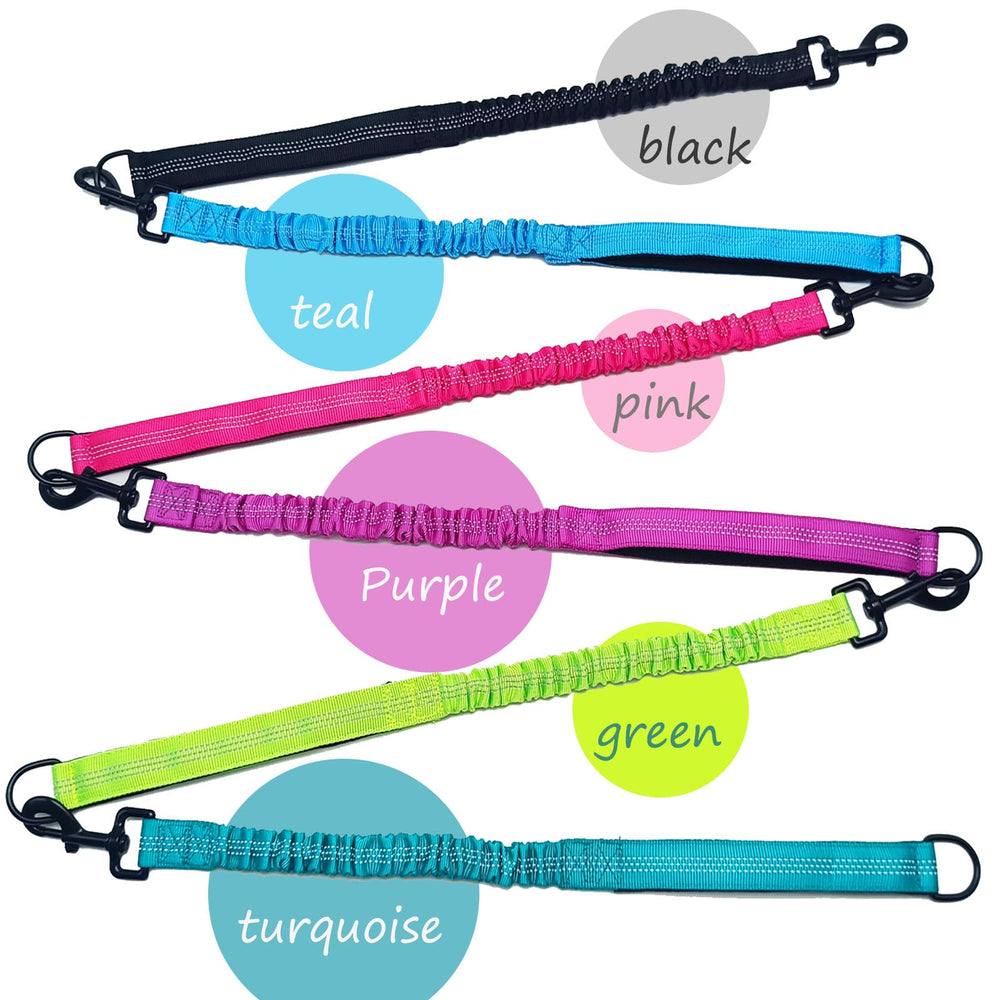 Mycicy bungee leash extender purple color for easy identification