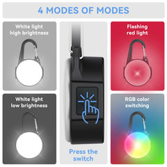 Myddomi dog collar light IP68 waterproof for all-weather adventures