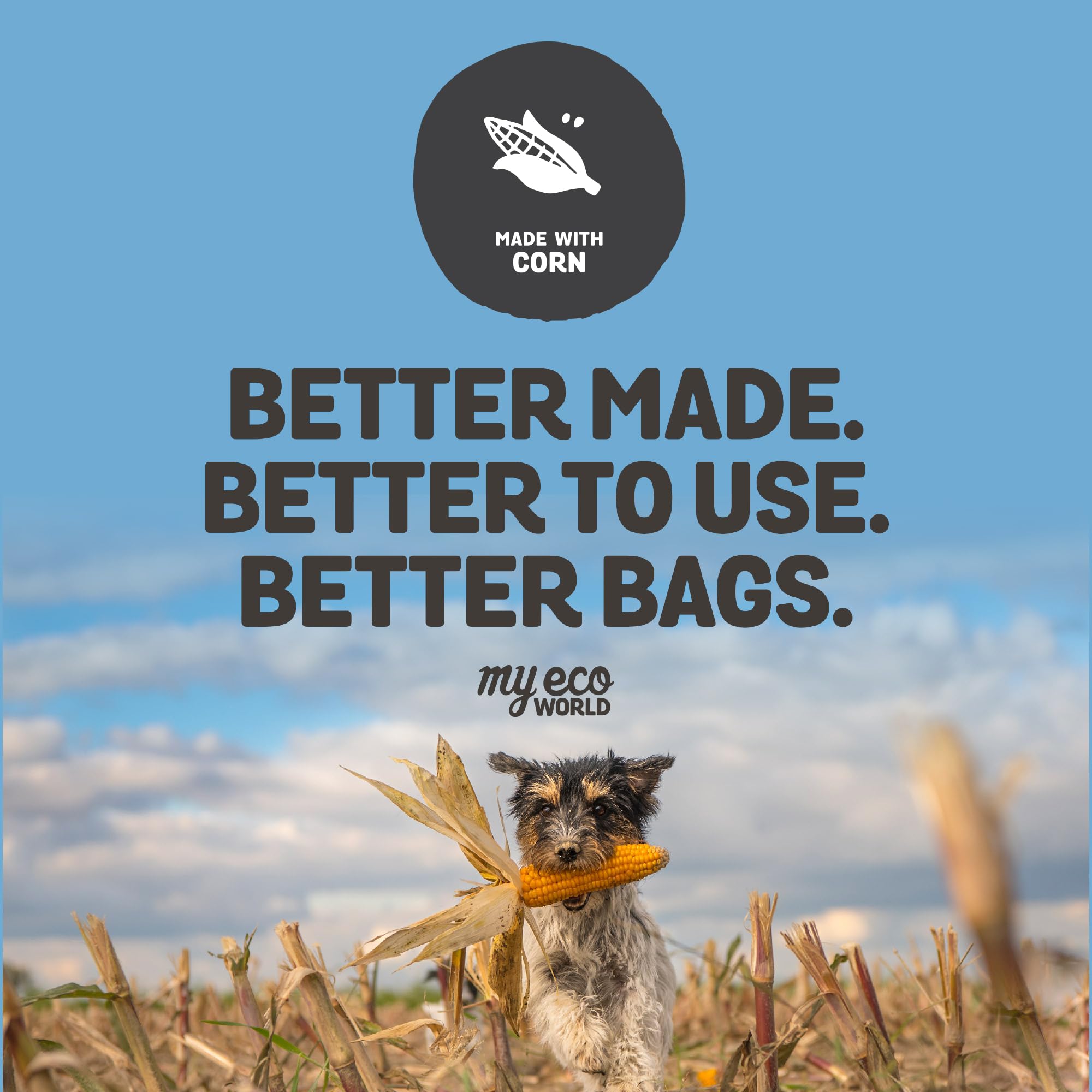 MyEcoWorld unscented bags ideal for daily walks and travel.