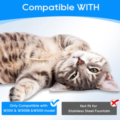 MyfatBOSS 10-pack cat fountain filter bundle ready for regular replacement