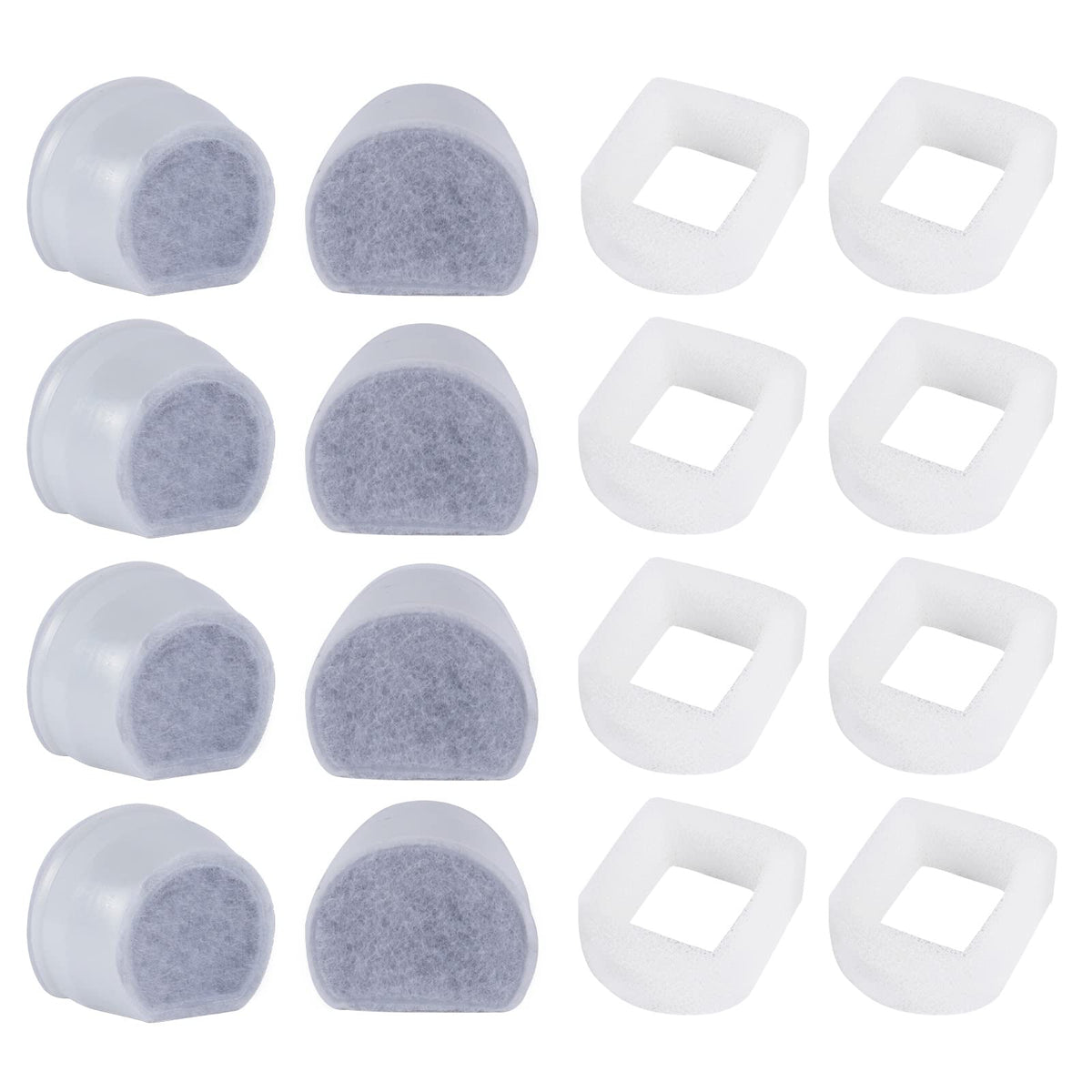 MyfatBOSS 8+8 pack filters front view for reliable pet hydration filtration.