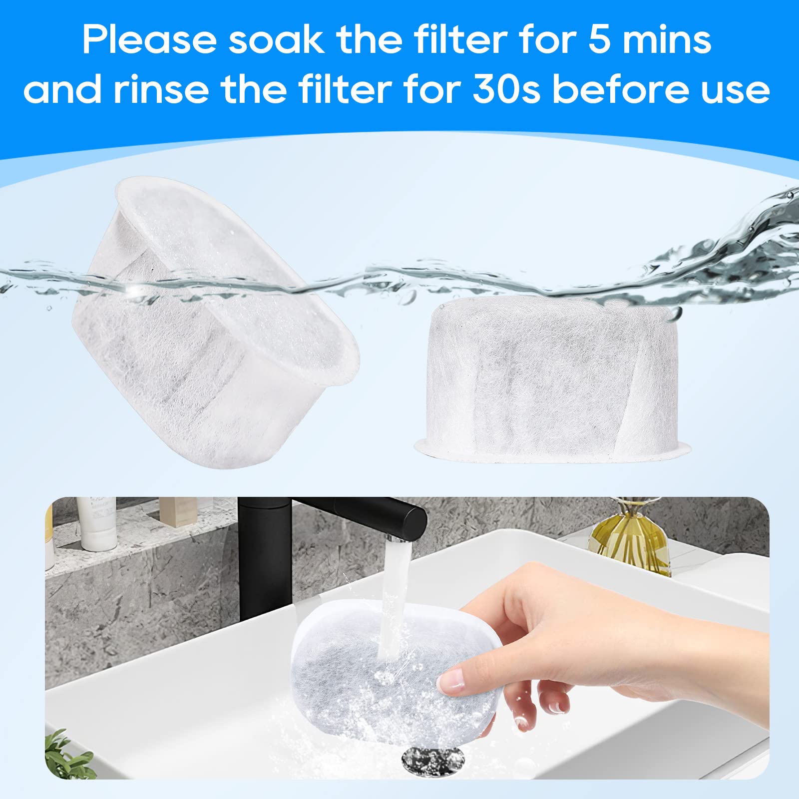 MyfatBOSS activated carbon foam provides effective filtration for clear water