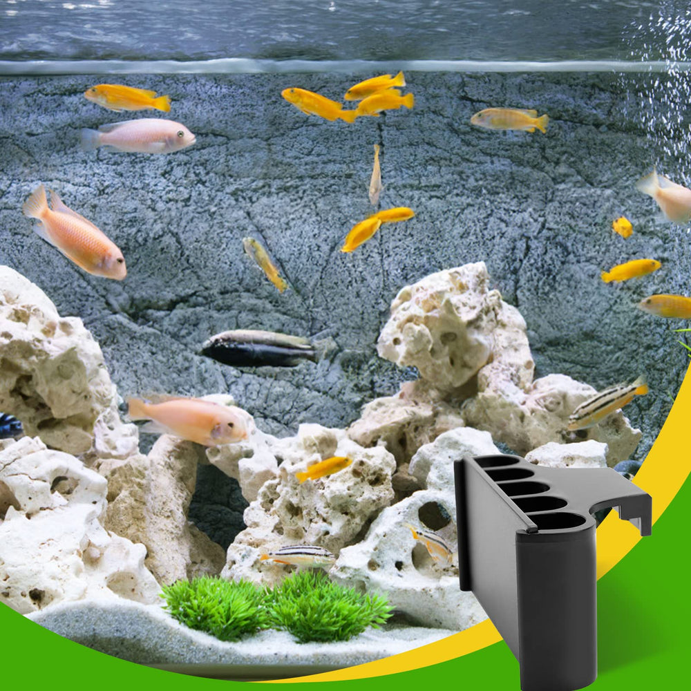 MyfatBOSS aquarium plant holder plants-in-water enables lush hydroponic displays.