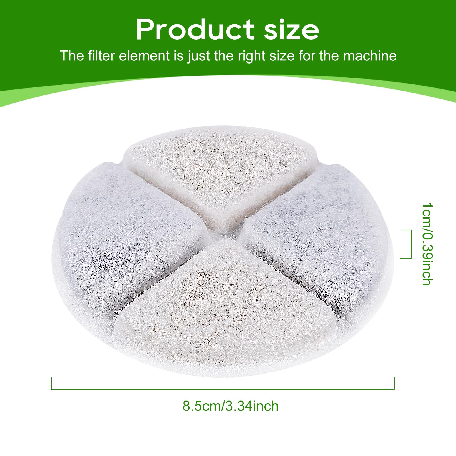 MyfatBOSS filter close-up highlights odor-reducing carbon and ion resin in action.
