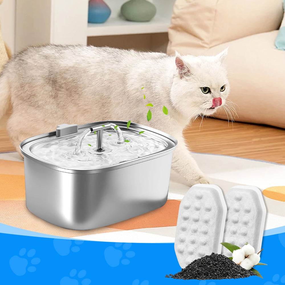 MyfatBOSS cat fountain replacement rellaty compatibility fit demonstrated