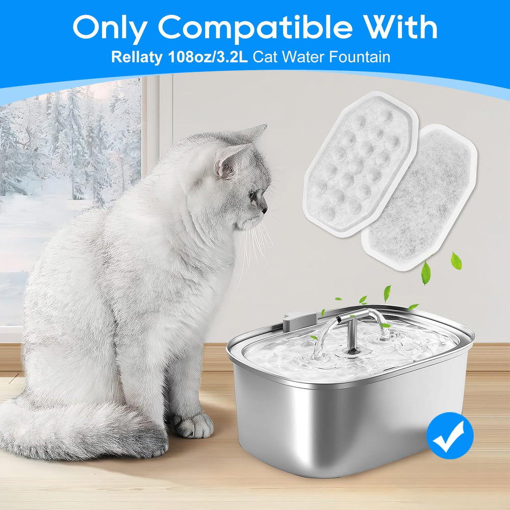 MyfatBOSS cat fountain replacement sealed packs for quick setup