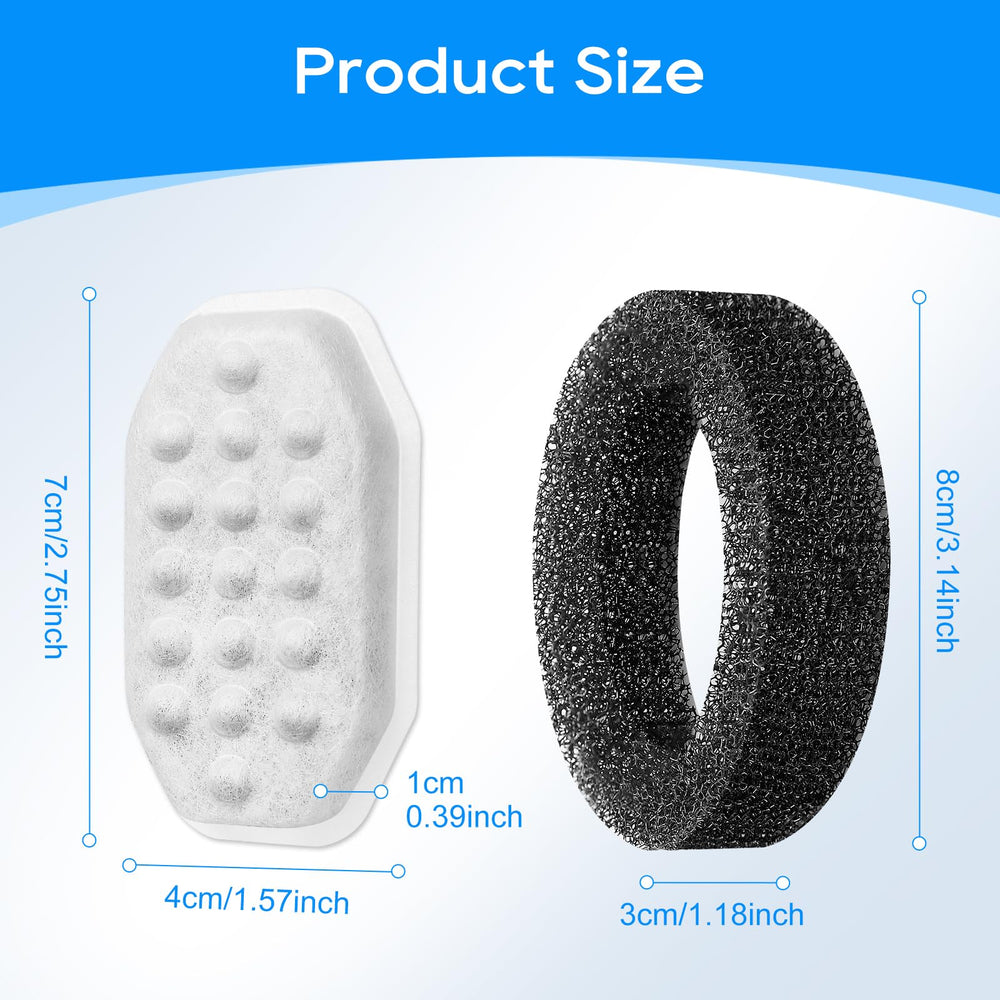 MyfatBOSS cat fountain replacement sponge filter captures fine particles