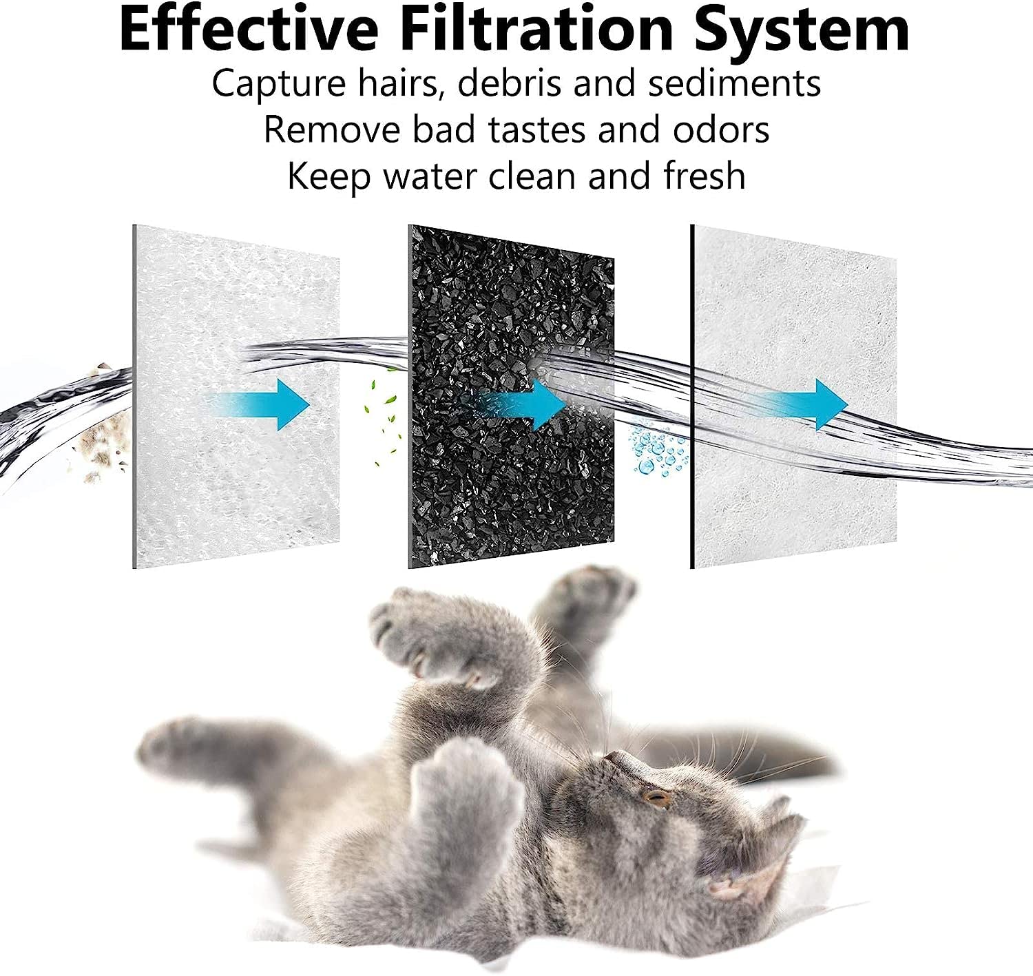 MyfatBOSS charcoal filtration closeup emphasizes increased surface area and odor removal.