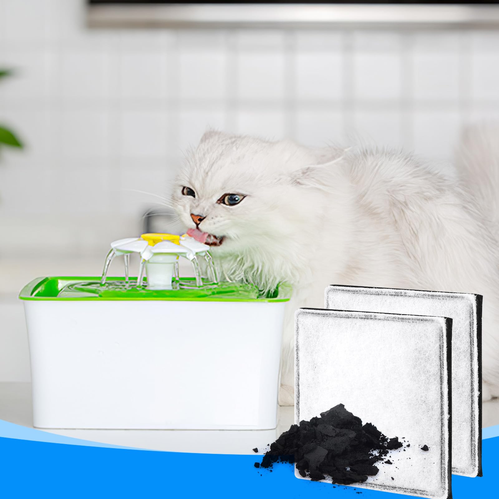 MyfatBOSS compatible with premier fountains image highlights versatile fit for Petsafe and Catit.