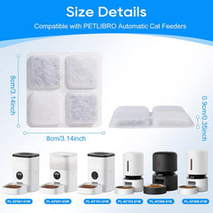 MyfatBOSS desiccant bag inside feeder lid demonstrating hygienic moisture control