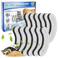 MyfatBOSS DF10/DF30 12-pack packaging facilitates convenient replacements.